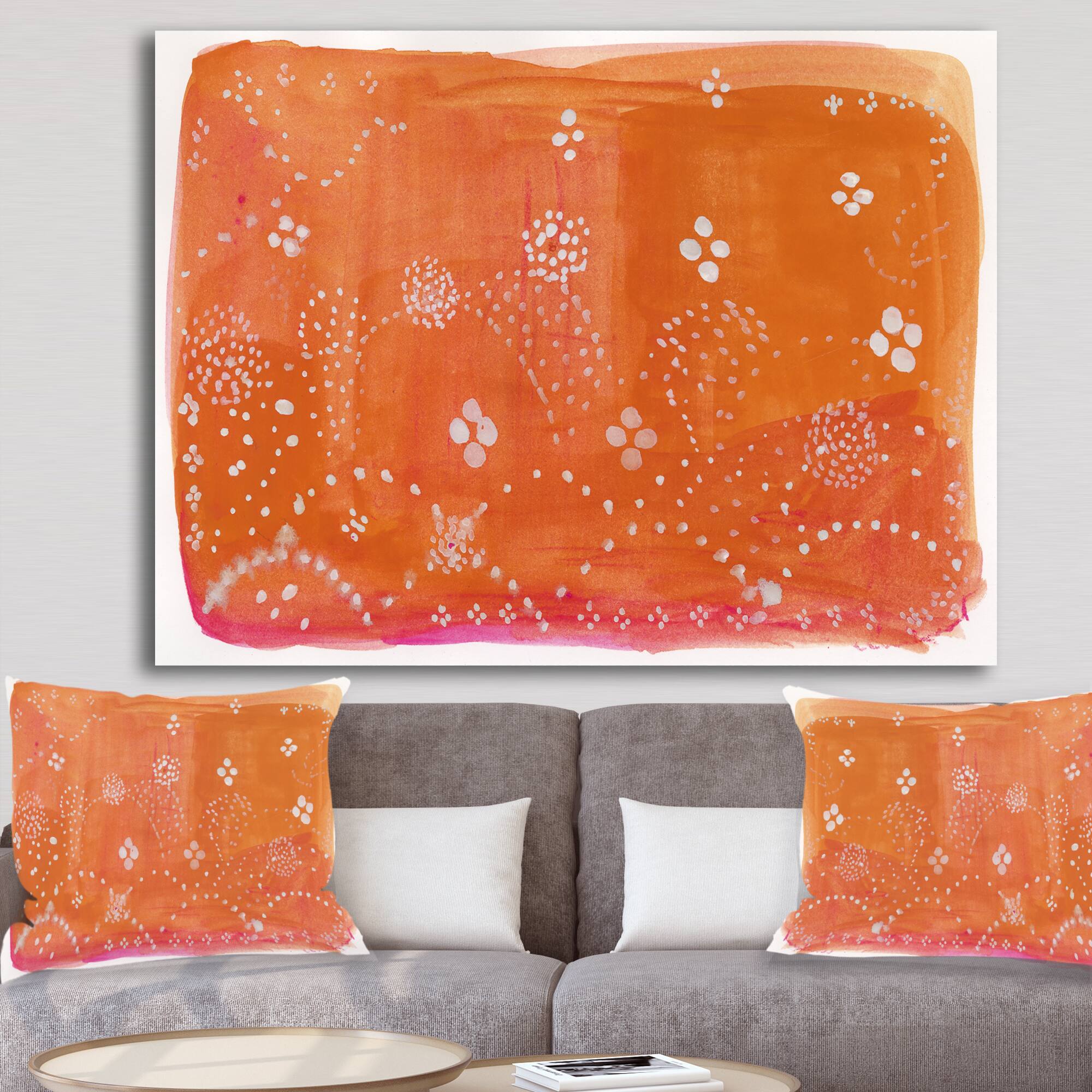 Designart - Indian Orange Composition